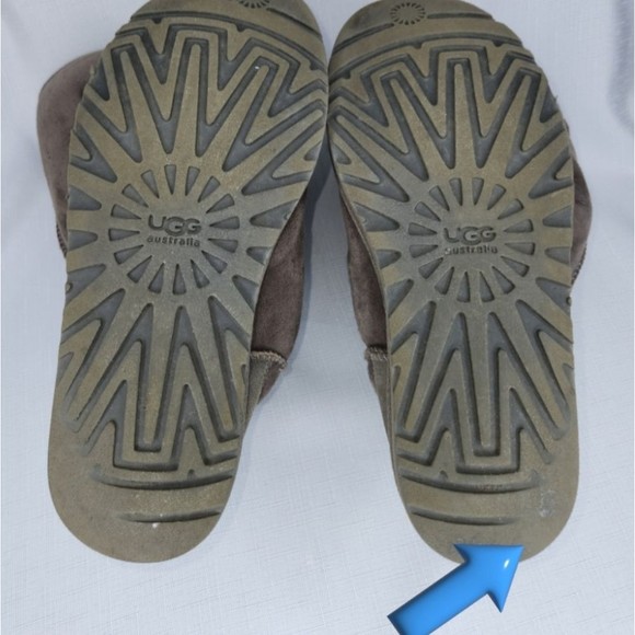 UGG Gray Winter & Rain Boots Sheepskin Women’s 8 - Picture 13 of 13